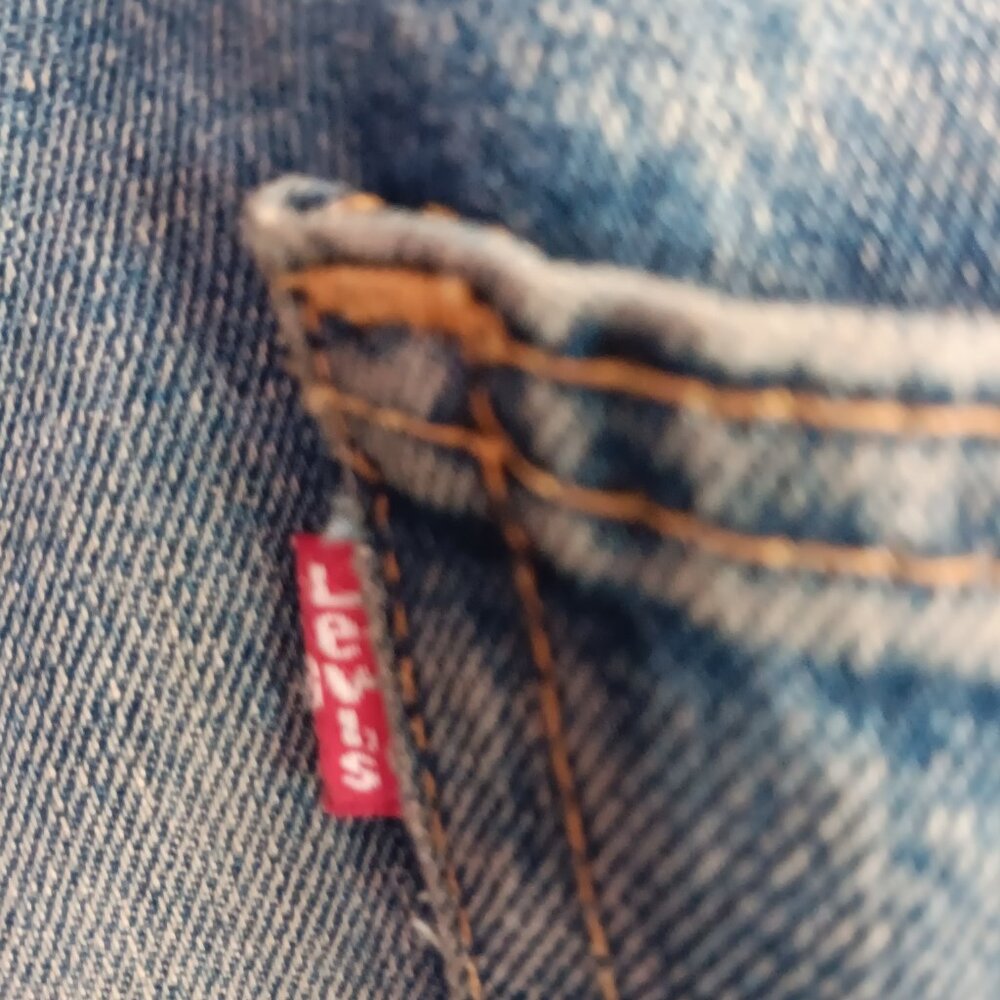 LEVI'S 505 STRAIGHT LEG MEDIUM WASH JEANS 33 X 30 MEN'S - Picture 8 of 16